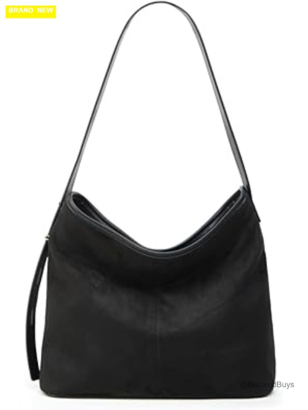 Suede Slouchy Hobo Tote Bag Crossbody Shoulder Purse